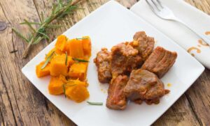 гарбуз з мясом